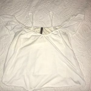 Off the Shoulder white top